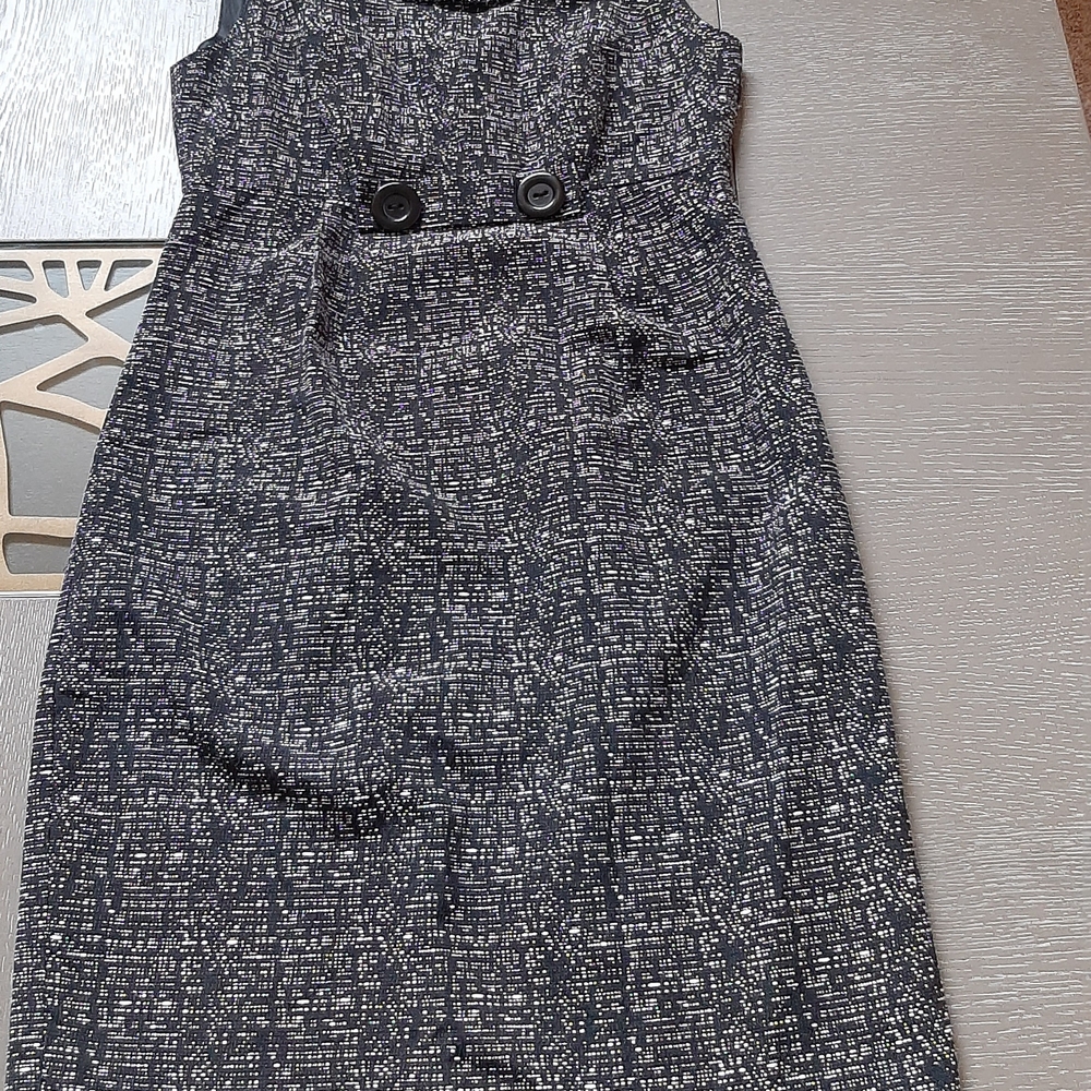 Robbie Bee Sheath Dress Black/ White